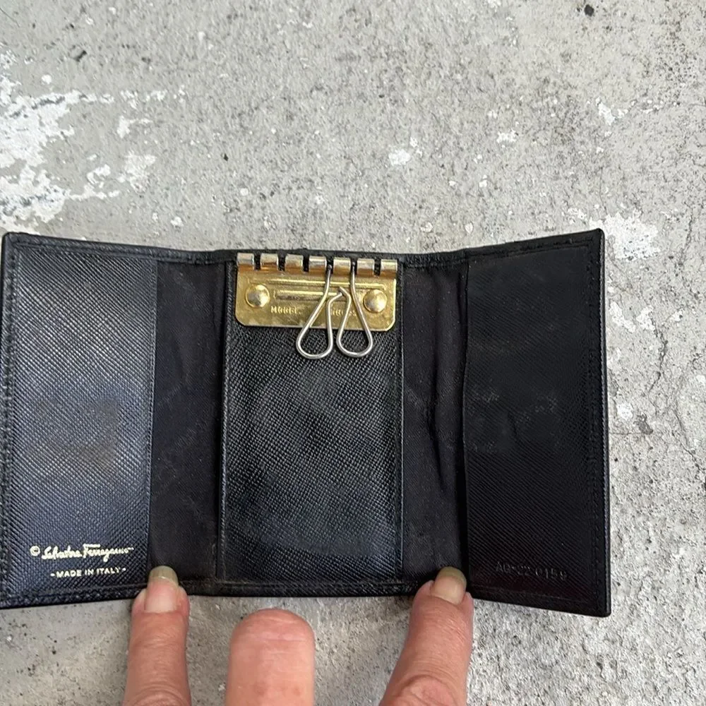 Vintage Ferragamo key holder and money clip